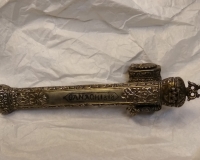 ΑΣΗΜΕΝΙΟ ΚΑΛΑΜΑΡΙ -SILVER INK HOLDER